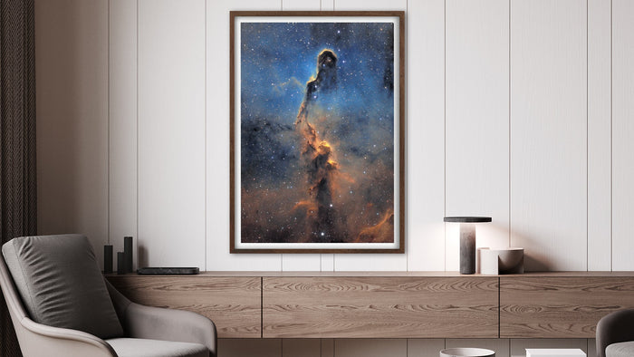 elephant trunk astronomy poster