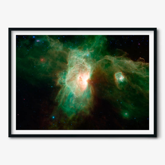 The Flame Nebula by Spitzer Space Telescope