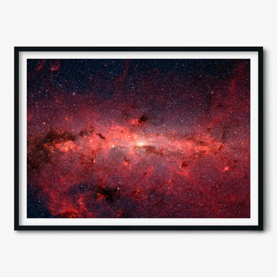Milky Way Center: Spitzer View