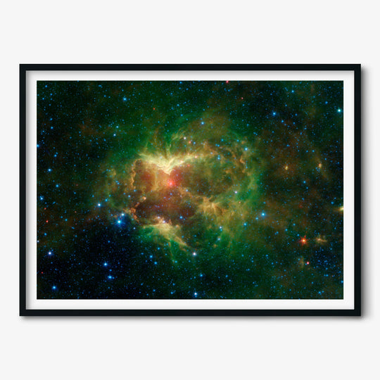 The Jack-o-Lantern Nebula by Spitzer Space Telescope (Version 2)