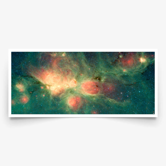 The Cat's Paw Nebula: Spitzer Telescope Panorama