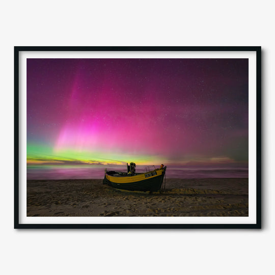 Marzena Rogozińska: Aurora Borealis over the Baltic Sea
