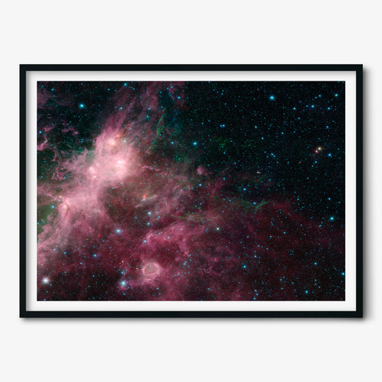Life and Death Intermingled by Spitzer Space Telescope