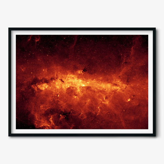 Milky Way Center: 8.0 Micron Spitzer View