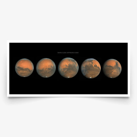 Damian Peach: Mars Close Approach 2020 Poster
