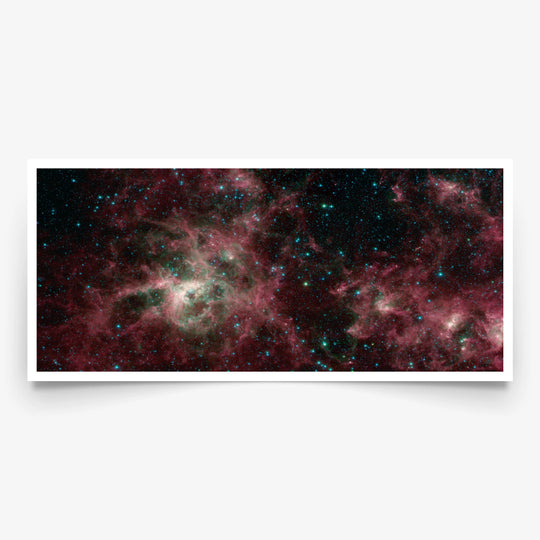 Tarantula Nebula Panorama (3-color) by Spitzer Telescope