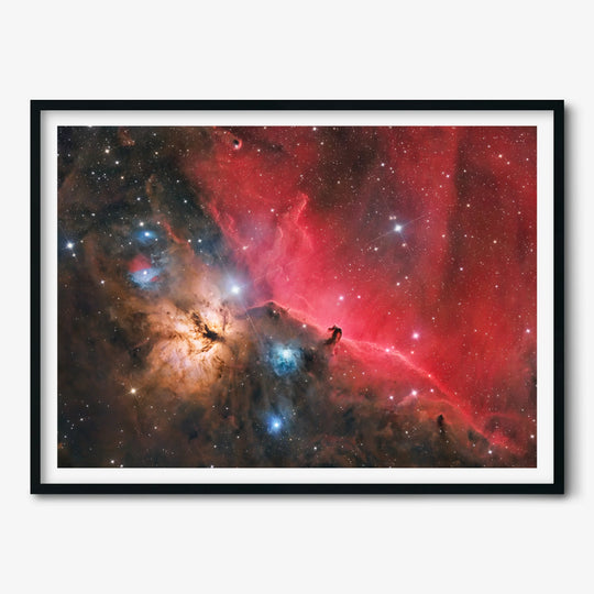 Marzena Rogozińska: Horsehead and Flame Nebula in Orion