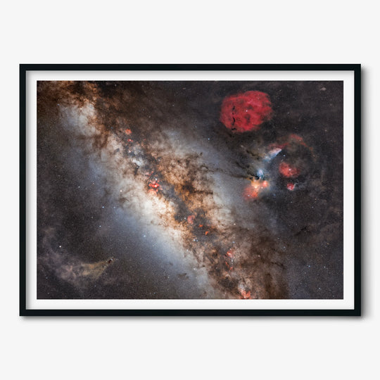 Łukasz Remkowicz: Milky Way Core with Anteater and Rho Ophiuchi