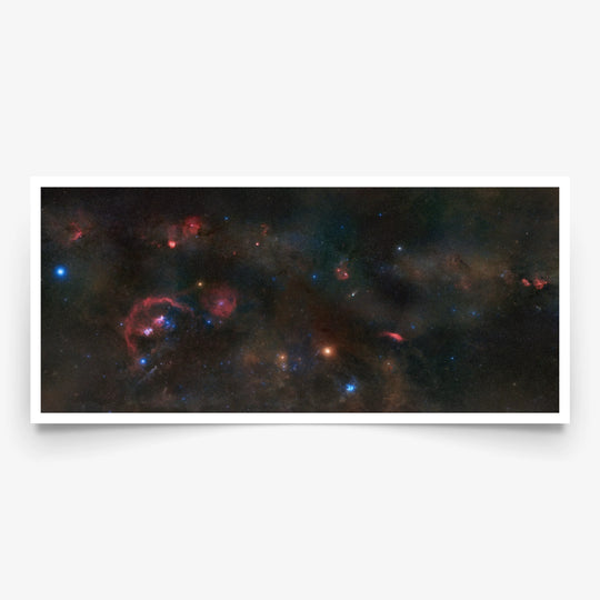 Stefan Lenz: Enhanced Winter Milky Way Panorama (with Comet C/2022 E3)