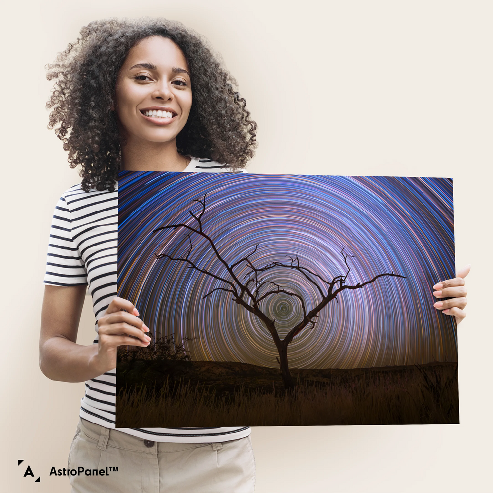 Marzena Rogozińska: Startrails above the Namibian Savanna