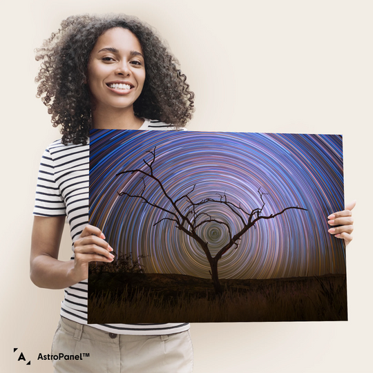 Marzena Rogozińska: Startrails above the Namibian Savanna