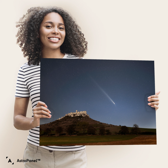 Łukasz Remkowicz: Spiš Castle and C/2023 A3 (Tsuchinshan-ATLAS)