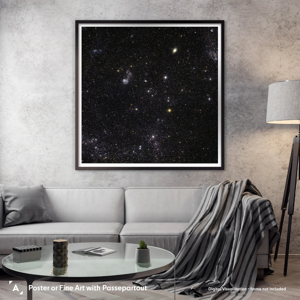 ESO Poster: Large Magellanic Cloud (Detailed Section)