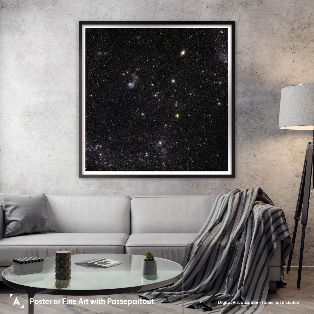ESO Poster: Large Magellanic Cloud (Detailed Section)