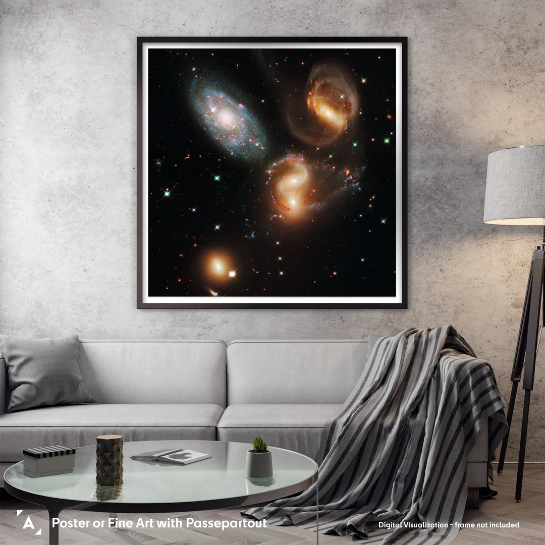 HST: Galactic Wreckage in Stephan's Quintet