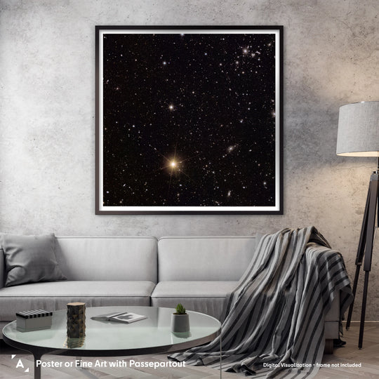 Euclid Telescope Poster: Galaxy Cluster Abell 2764