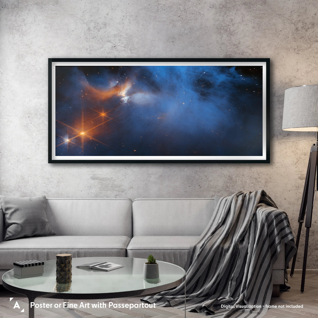 JWST: Chamaeleon I Molecular Cloud Panorama