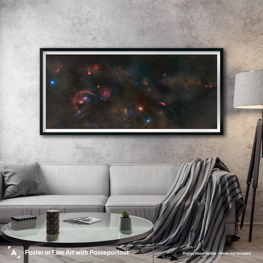 Stefan Lenz: Enhanced Winter Milky Way Panorama (with Comet C/2022 E3)