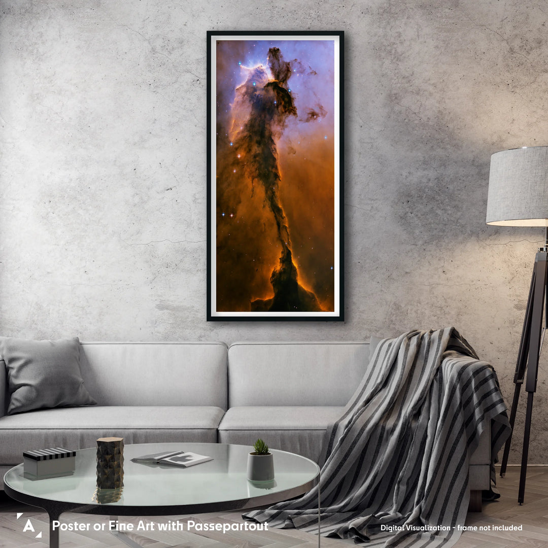 Stellar Spire in the Eagle Nebula Panorama
