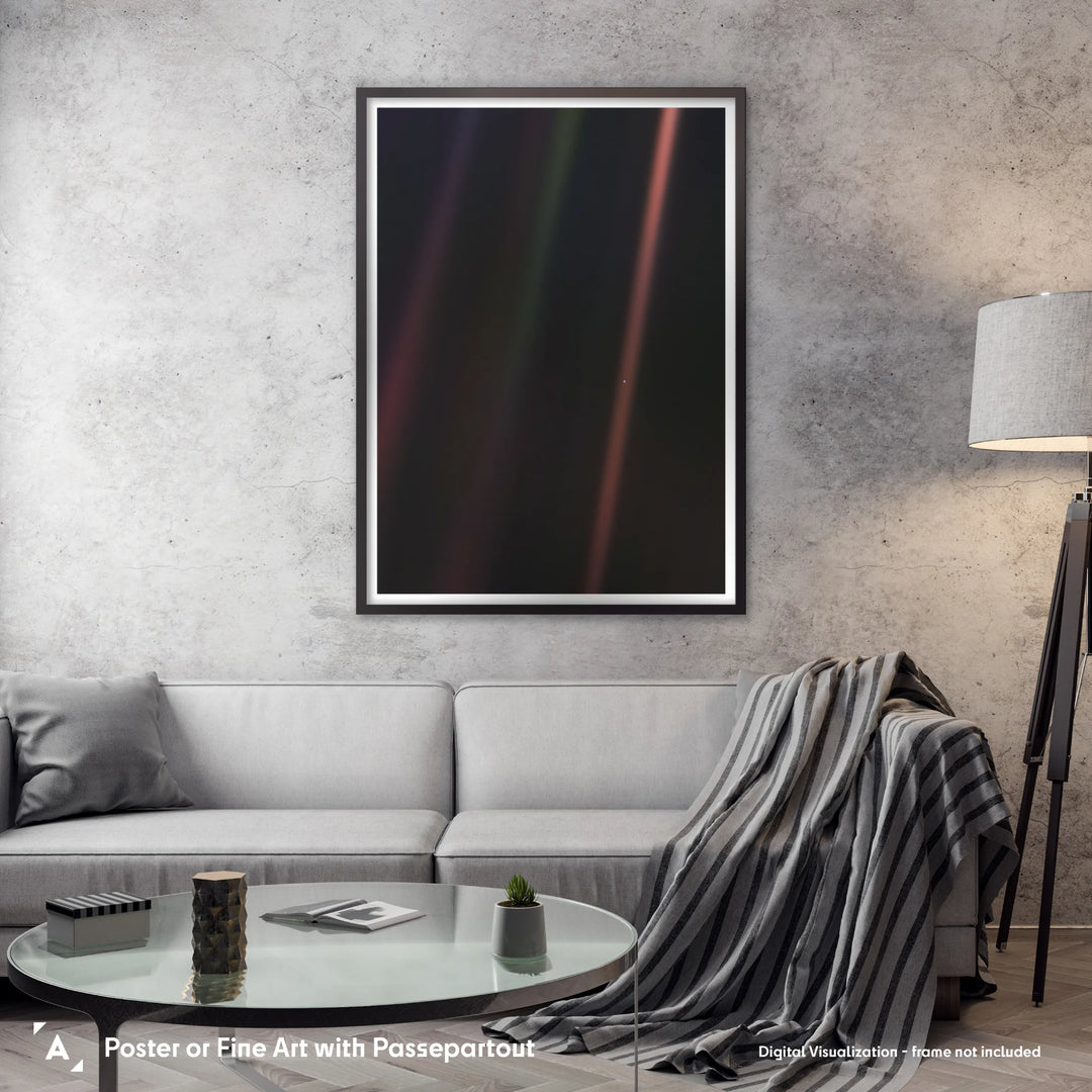 Pale Blue Dot Poster: Original (Remastered Version)