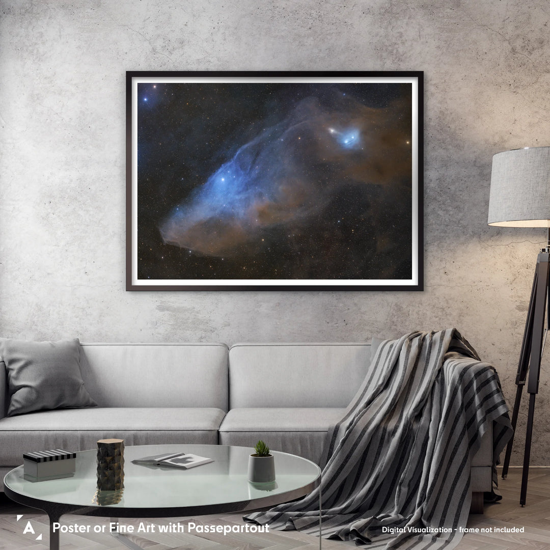 Marcin Hałaczkiewicz: Blue Horshead Nebula Poster