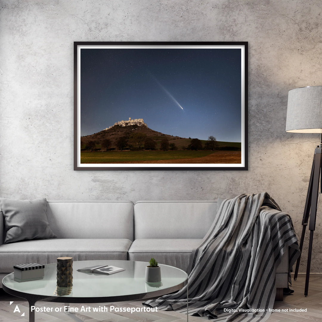 Łukasz Remkowicz: Spiš Castle and C/2023 A3 (Tsuchinshan-ATLAS)