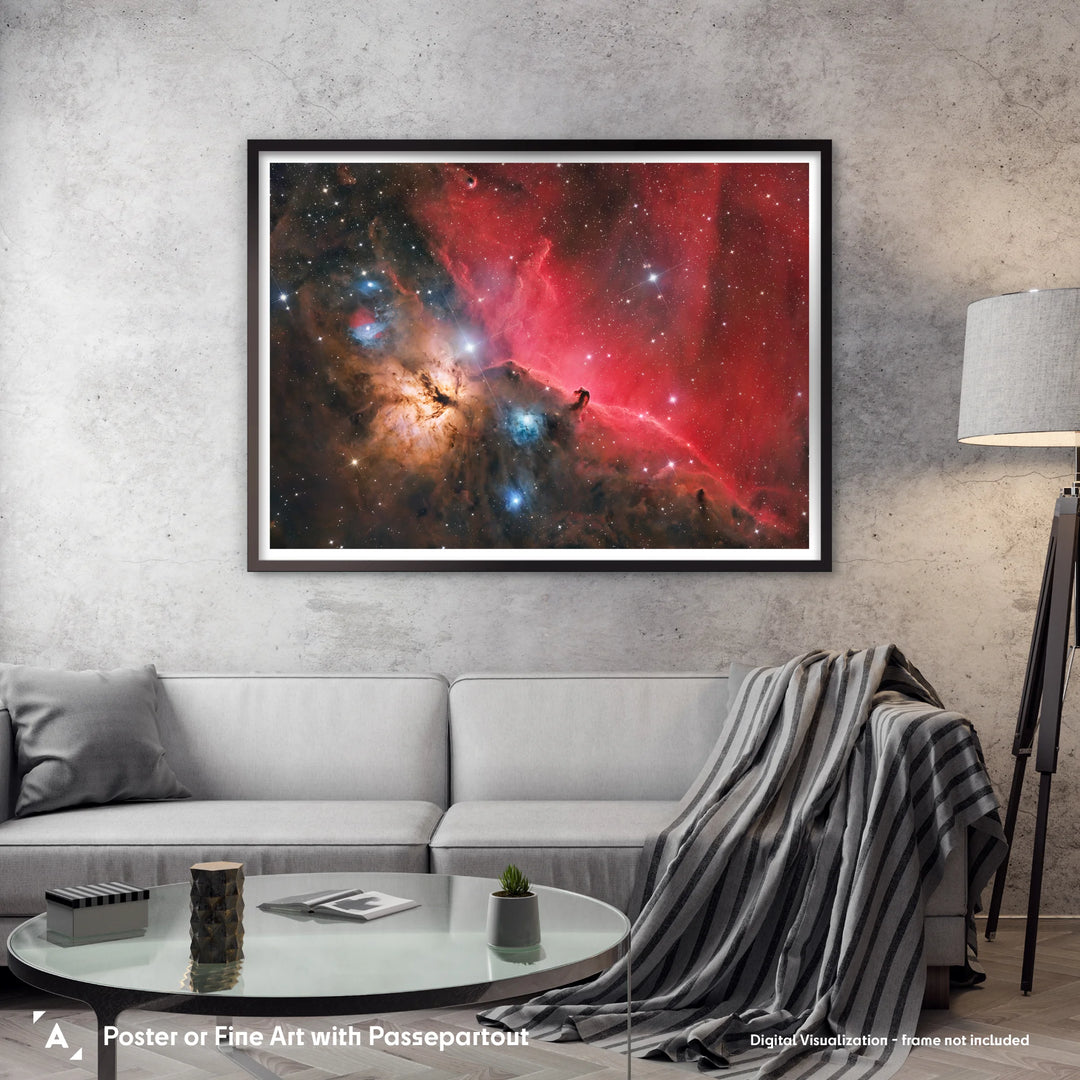 Marzena Rogozińska: Horsehead and Flame Nebula in Orion