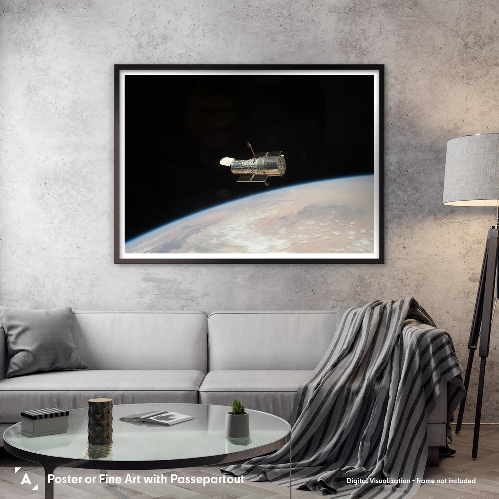 Hubble Space Telescope from the Shuttle Atlantis (2009)