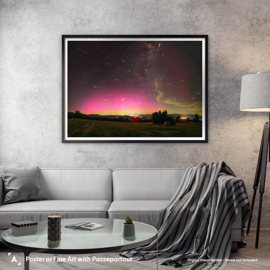 Marzena Rogozińska: Aurora Night of Falling Stars Mosaic