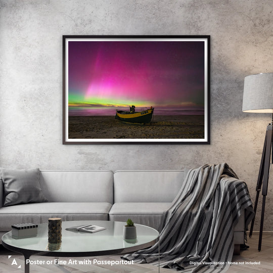 Marzena Rogozińska: Aurora Borealis over the Baltic Sea