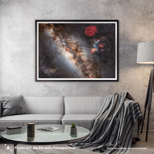 Łukasz Remkowicz: Milky Way Core with Anteater and Rho Ophiuchi