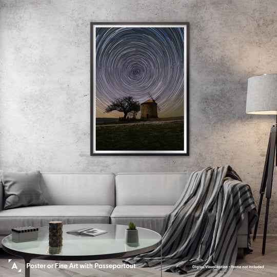 Marzena Rogozińska: Startrails over the Moravian Windmill