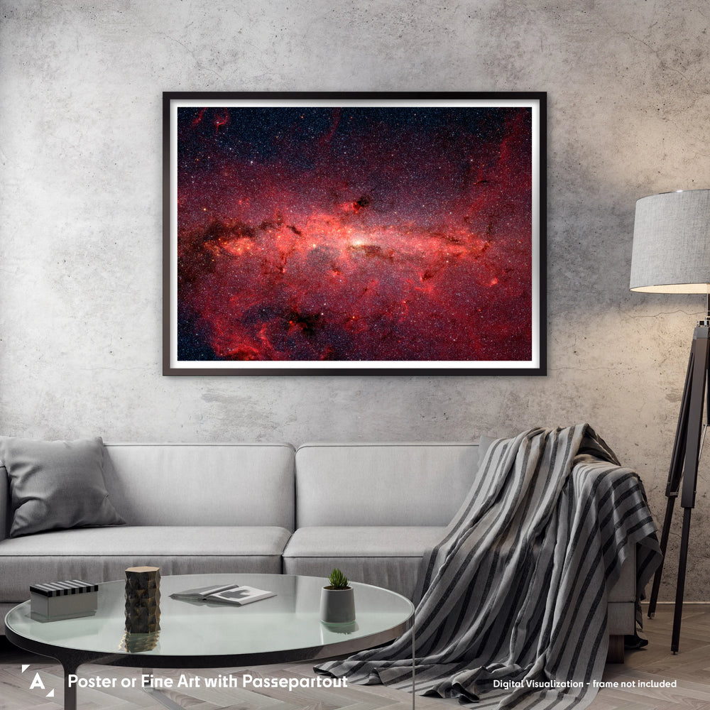Milky Way Center: Spitzer View