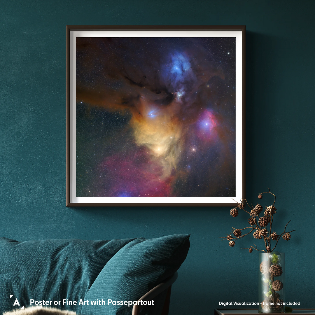 Marcin Hałaczkiewicz: Rho Ophiuchi Mosaic Poster