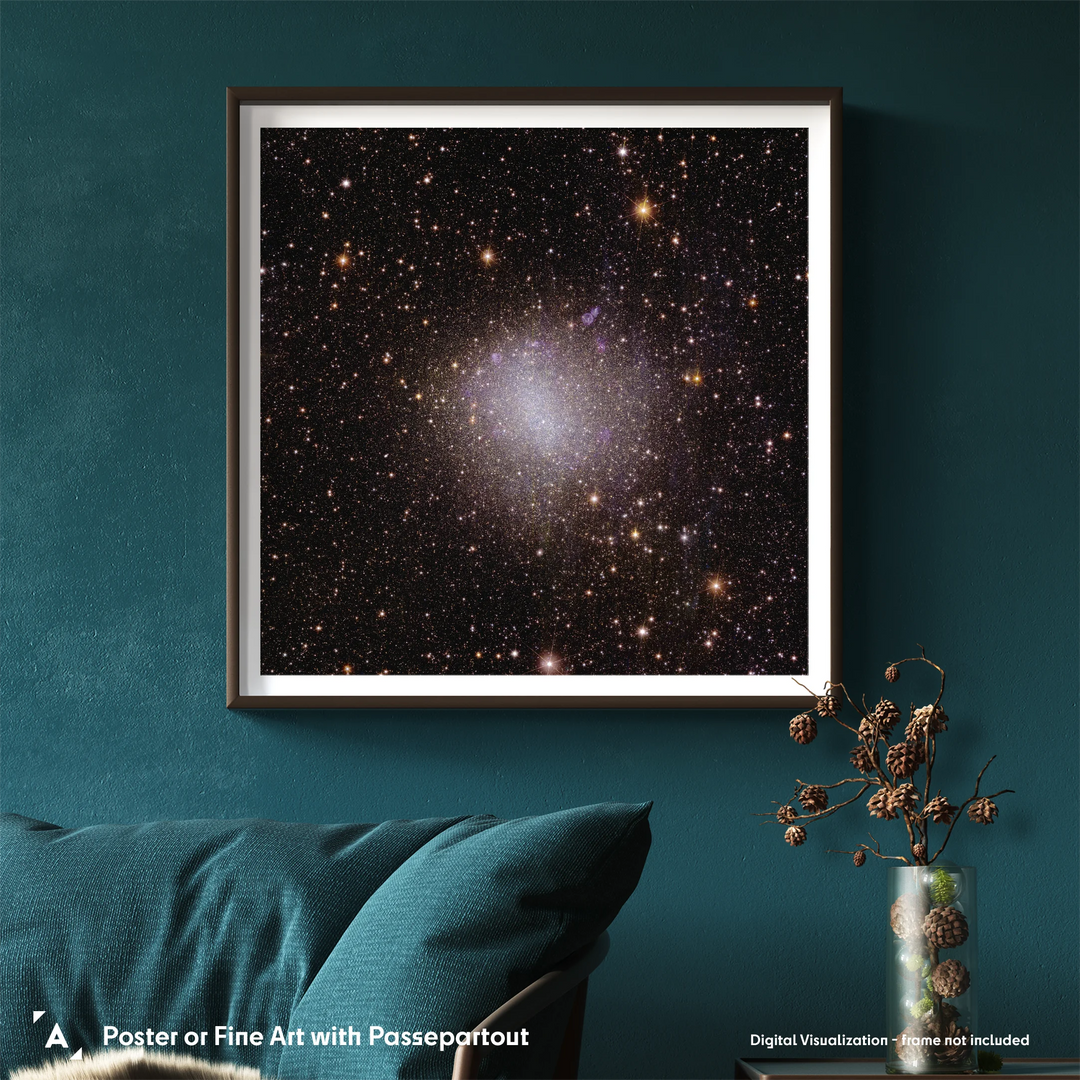 Euclid Telescope Poster: Irregular Galaxy 6822