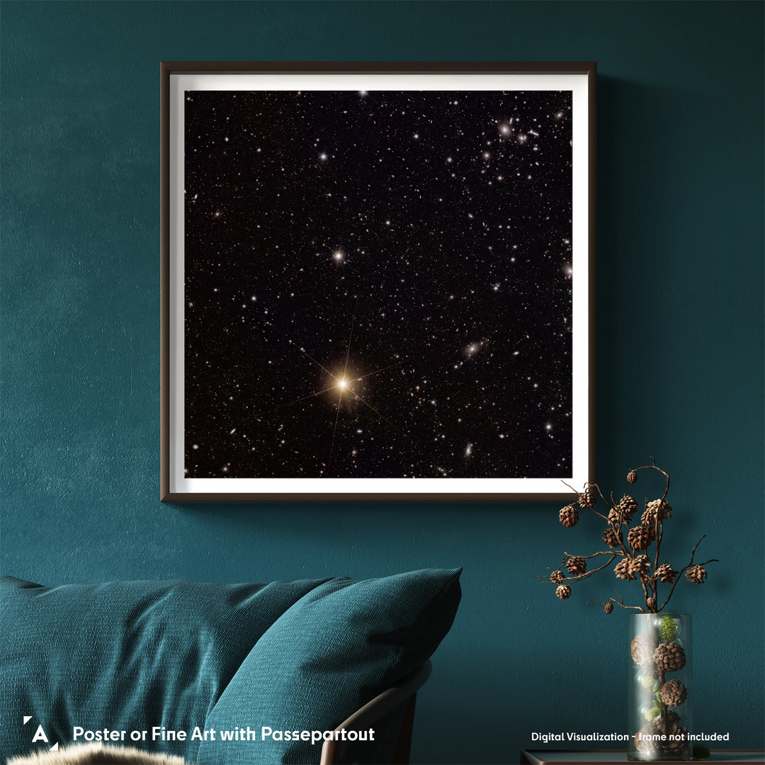 Euclid Telescope Poster: Galaxy Cluster Abell 2764