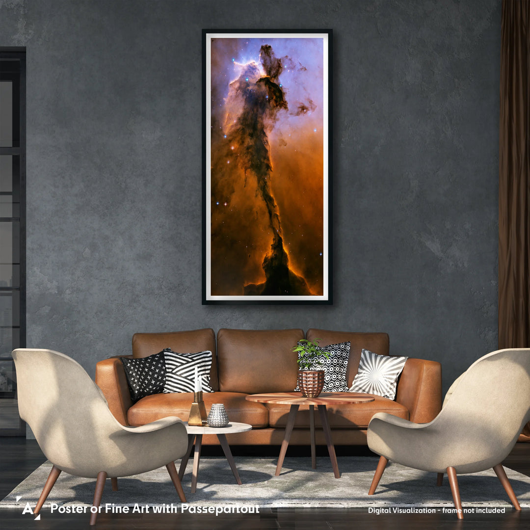 Stellar Spire in the Eagle Nebula Panorama