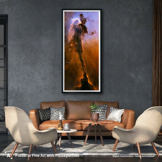Stellar Spire in the Eagle Nebula Panorama