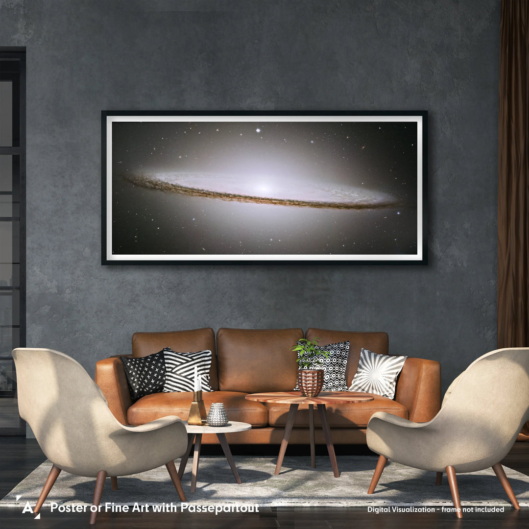 The Sombrero Galaxy (M104) Poster