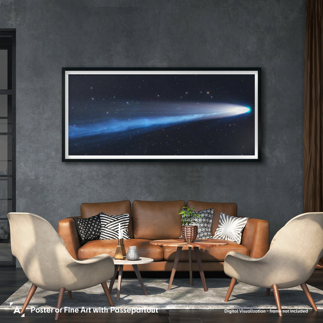 Gerald Rhemann: Comet C2021A1 Leonard Panorama (2022)