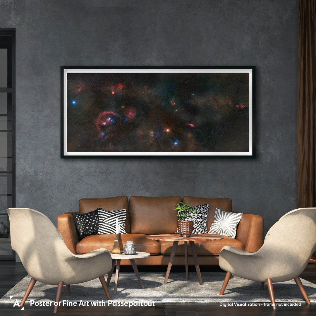 Stefan Lenz: Enhanced Winter Milky Way Panorama (with Comet C/2022 E3)