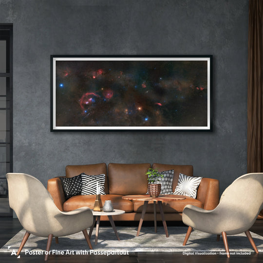 Stefan Lenz: Enhanced Winter Milky Way Panorama (with Comet C/2022 E3)