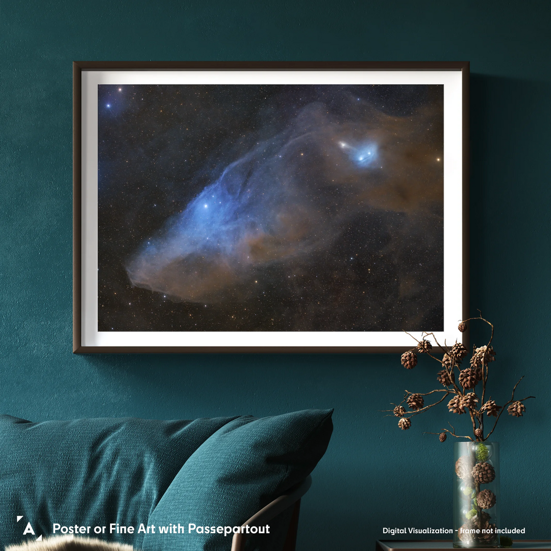 Marcin Hałaczkiewicz: Blue Horshead Nebula Poster