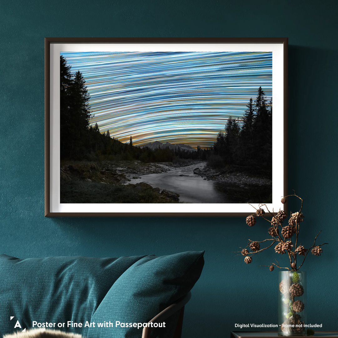 Łukasz Remkowicz: Startrails above Tatra Mountains