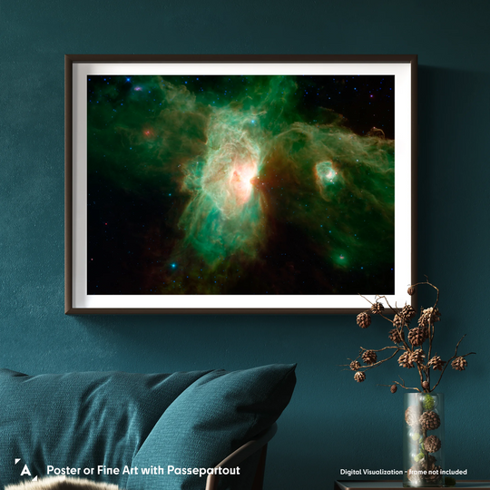 The Flame Nebula by Spitzer Space Telescope