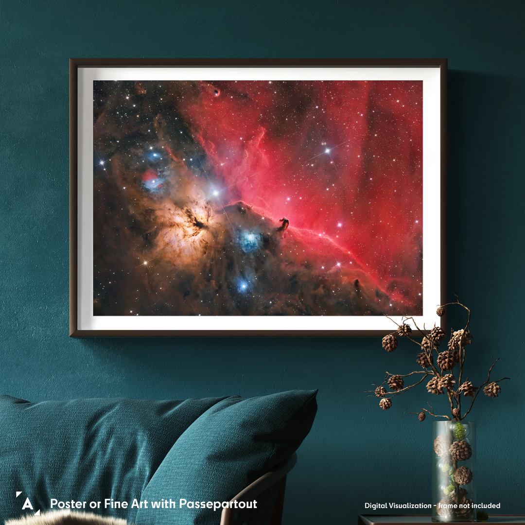 Marzena Rogozińska: Horsehead and Flame Nebula in Orion