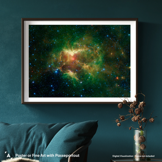 The Jack-o-Lantern Nebula by Spitzer Space Telescope (Version 2)