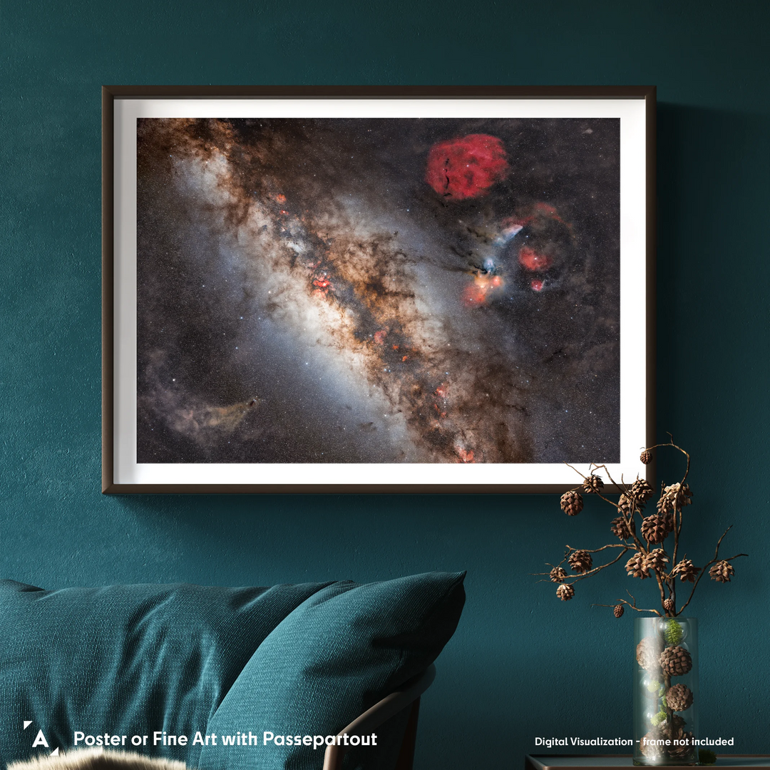 Łukasz Remkowicz: Milky Way Core with Anteater and Rho Ophiuchi