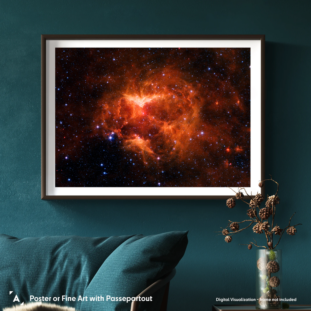 The Jack-o-Lantern Nebula by Spitzer Space Telescope (Version 1)