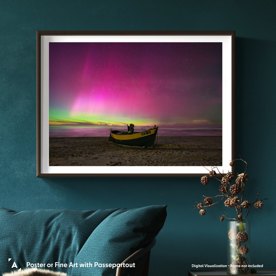 Marzena Rogozińska: Aurora Borealis over the Baltic Sea